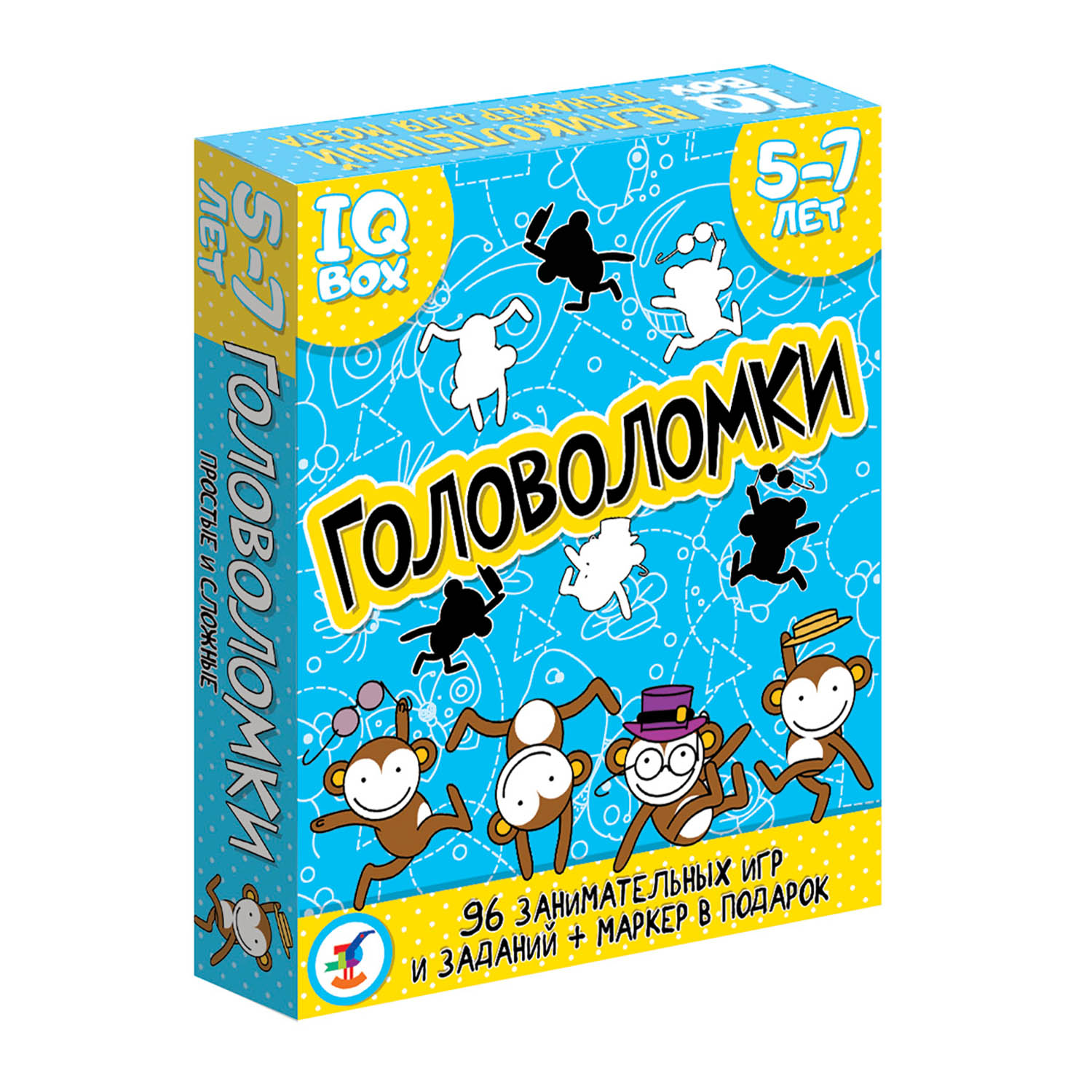 Карточная игра IQ Box Головоломки: 5-7 лет