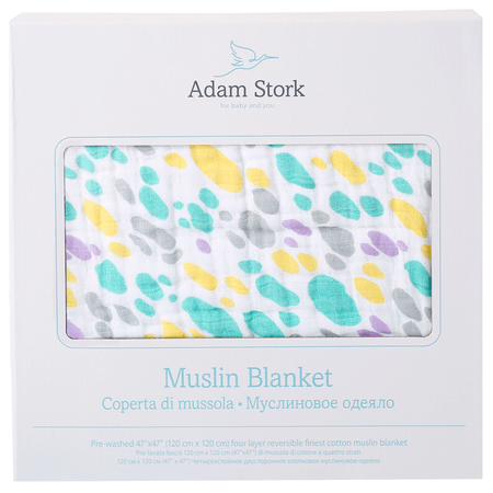 Муслиновое одеяло Adam Stork Candy Dream 120х120 см