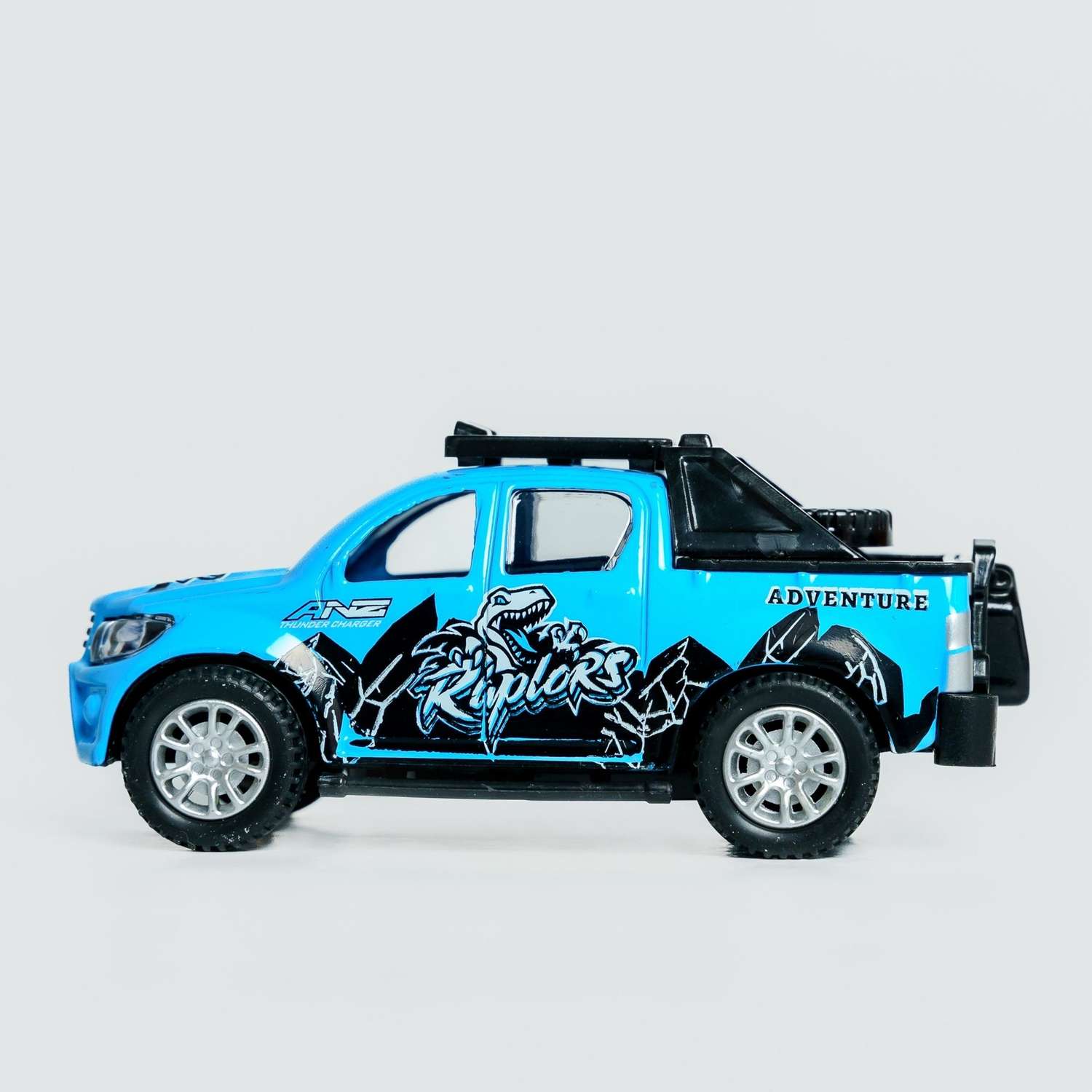 Машинка AUTOGRAND Pickup синяя детская металлическая с инерционным механизмом развивающая крутая 12 см 88541 - фото 6