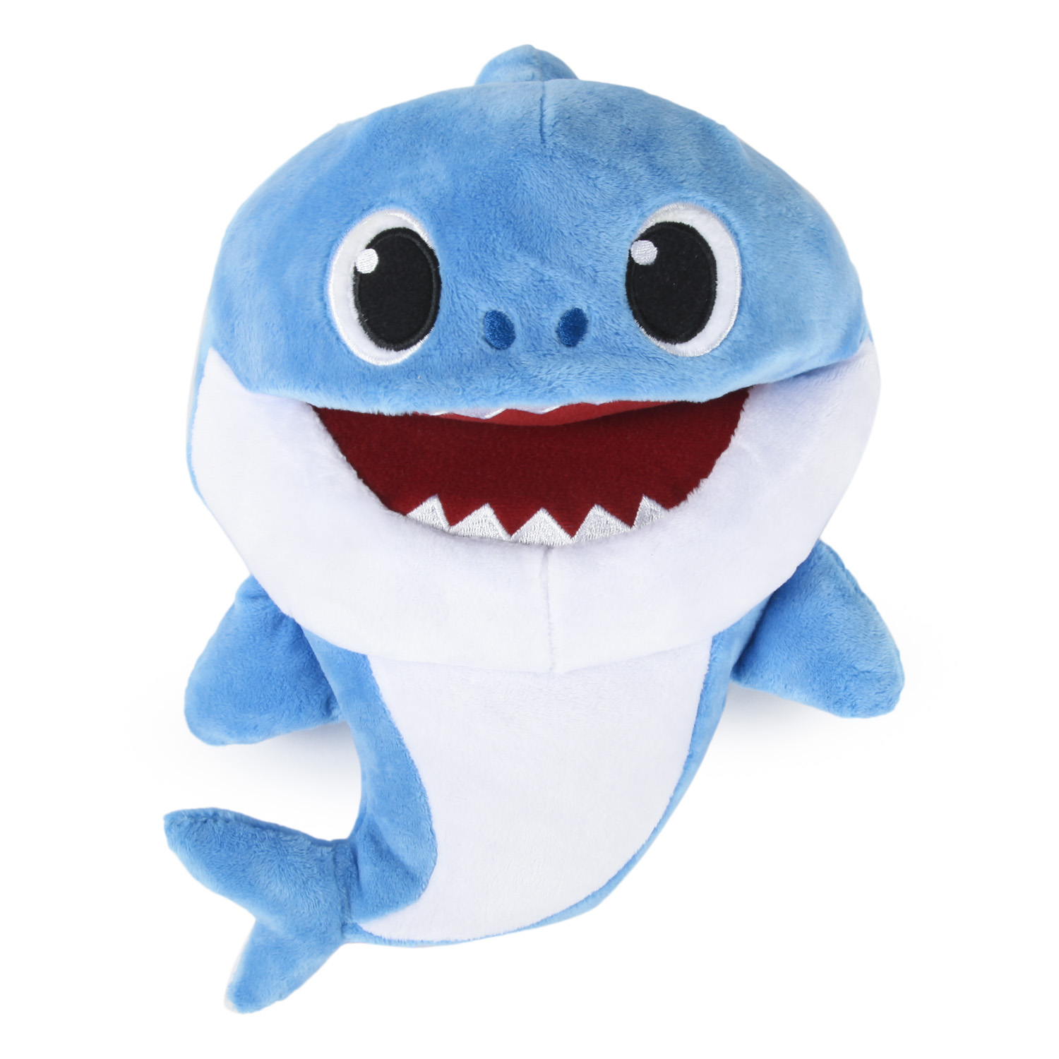 Игрушка мягкая Baby Shark марионетка Голубая 61083 - фото 1