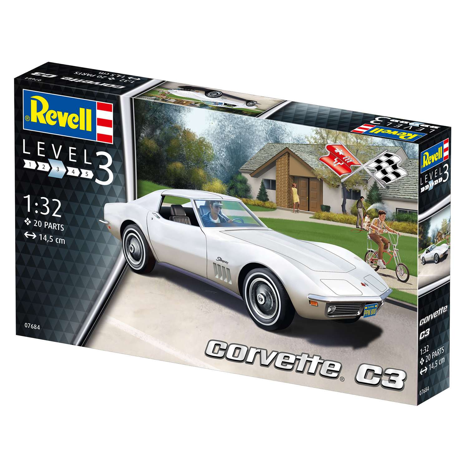 Сборная модель Revell Автомобиль Chevrolet Corvette C3 07684 - фото 2