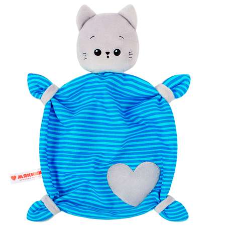 Игрушка комфортер Мякиши мягкая игрушка Котёнок Кекс для сна новорождённых обнимашка подарок