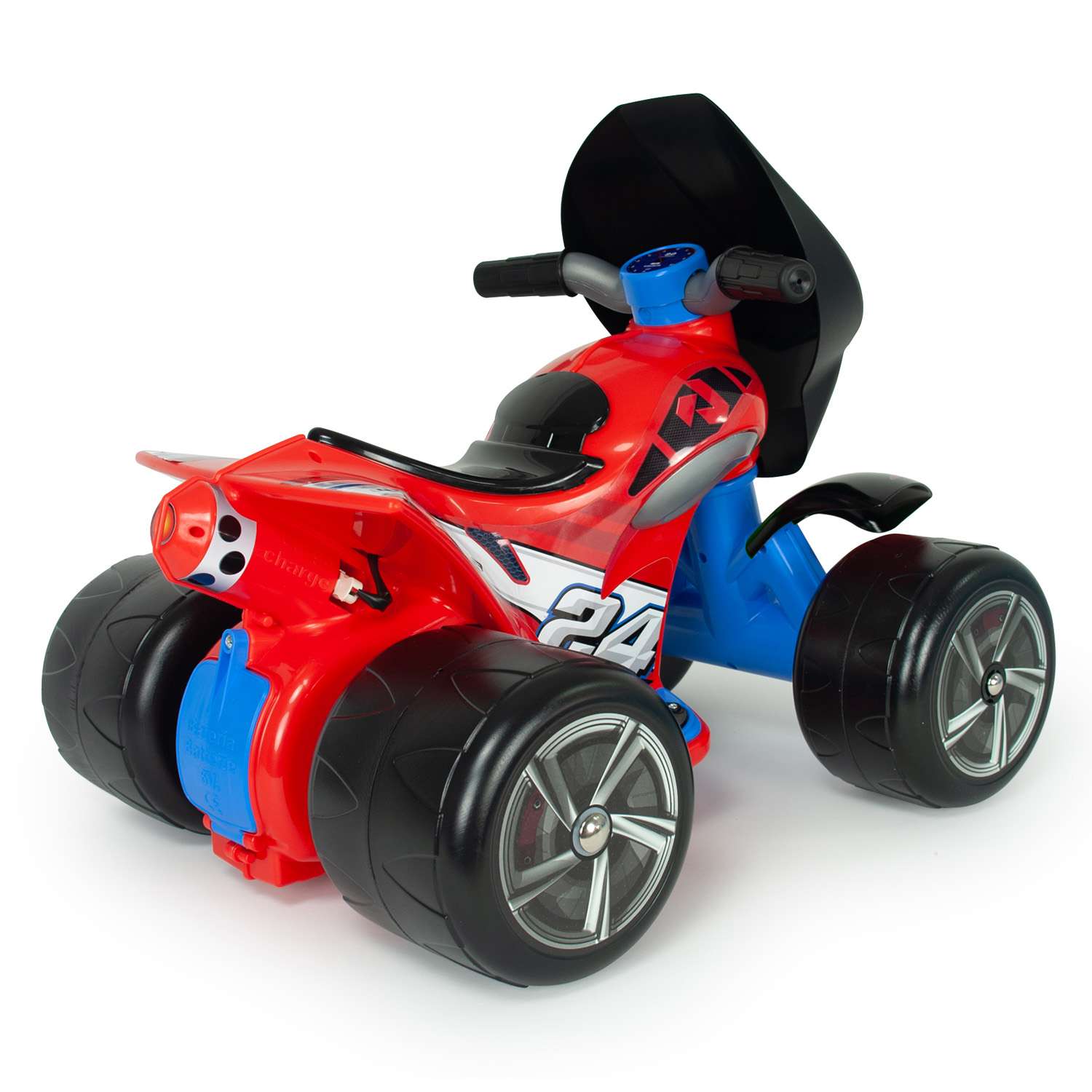 Квадроцикл INJUSA детский Quad Wrestler red 6V - фото 3