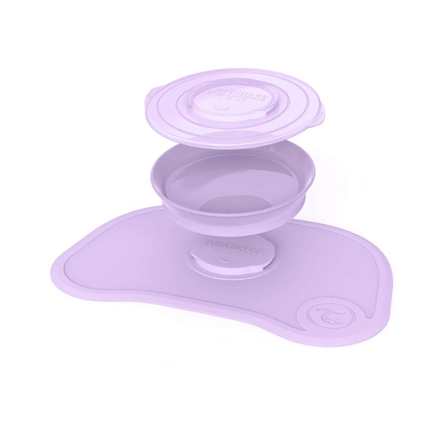 Набор посуды Twistshake Пастельный фиолетовый - фото 1