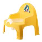 Горшок детский elfplast стульчик желтый