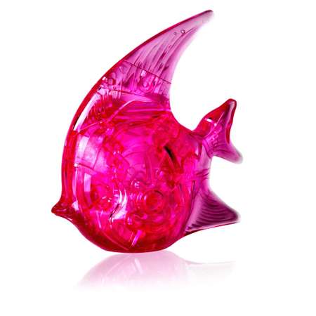 3D Пазл Hobby Day Магический кристал Рыбка с подсветкой розовая