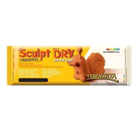 Глина MUNGYO Для моделирования 1000 гр терракотовая Sculpt Dry MUNGYO