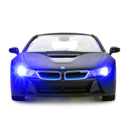 Машинка р/у Rastar BMW i8 отк.дверь 1:14 мат.черная