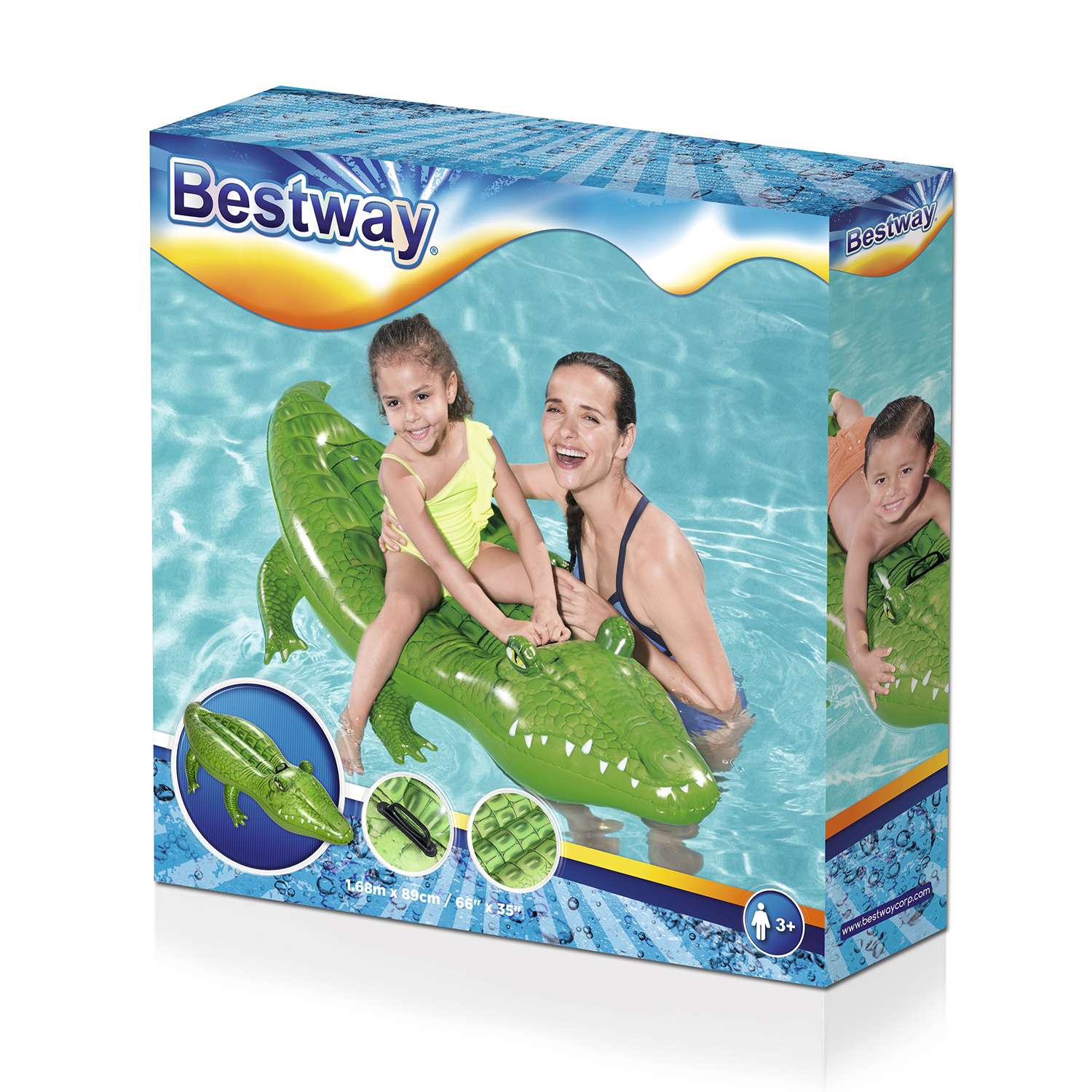 Игрушка надувная Bestway для катания верхом Крокодил 41010 - фото 2