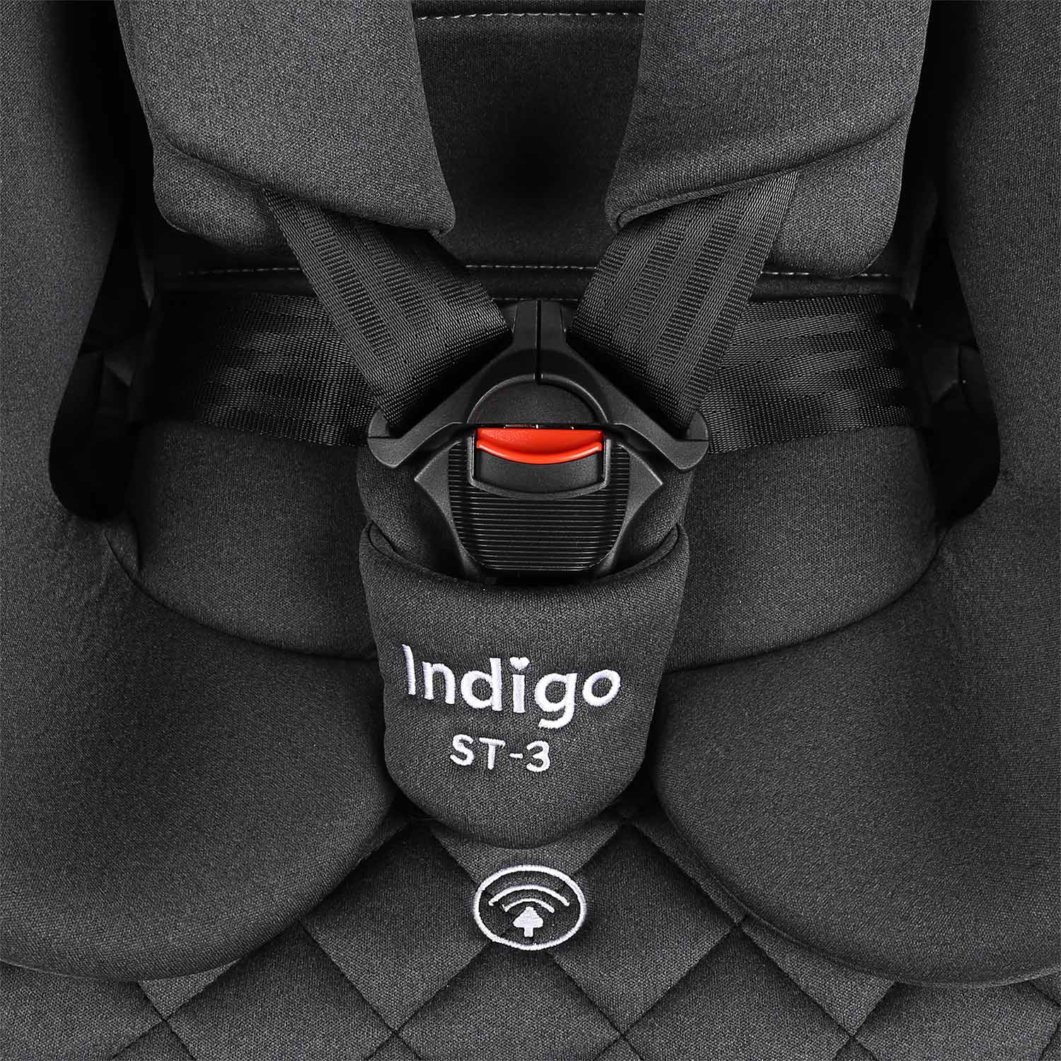 Автокресло Indigo Aero ST-3 Isofix растущее поворотное 0-36 кг черный - фото 19