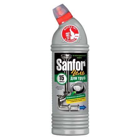 Средство для очистки труб Sanfor для профилактики и дезинфекции 750г