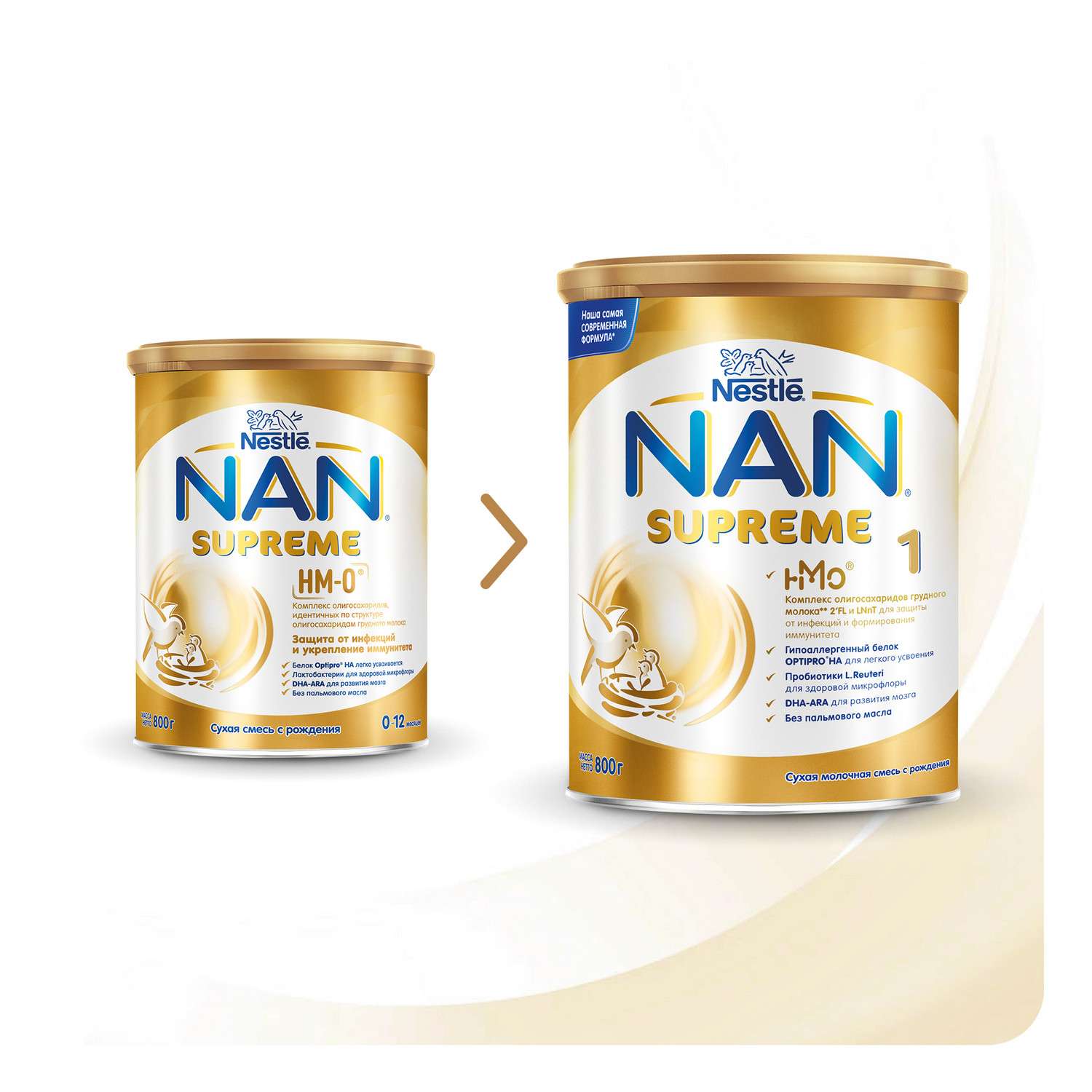 Смесь NAN Supreme 800г с 0месяцев - фото 3