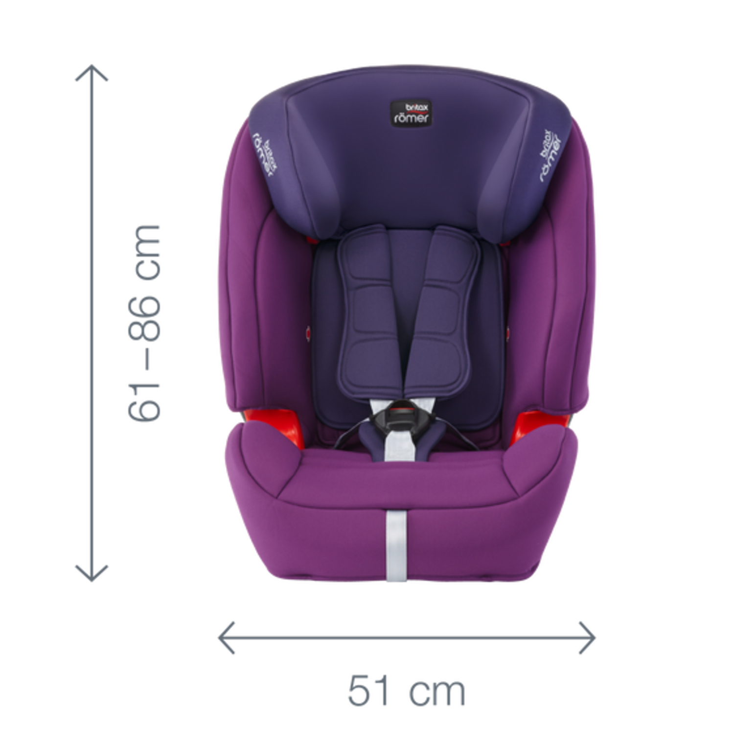 Автокресло Britax Roemer Evolva 123 SL SICT Grey marble - фото 7