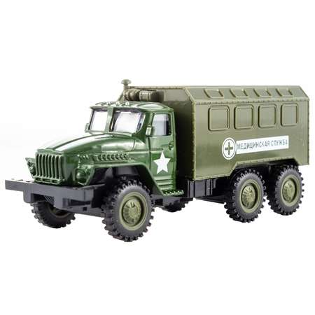 Машинка KiddieDrive Медицинский военный грузовик инерционный
