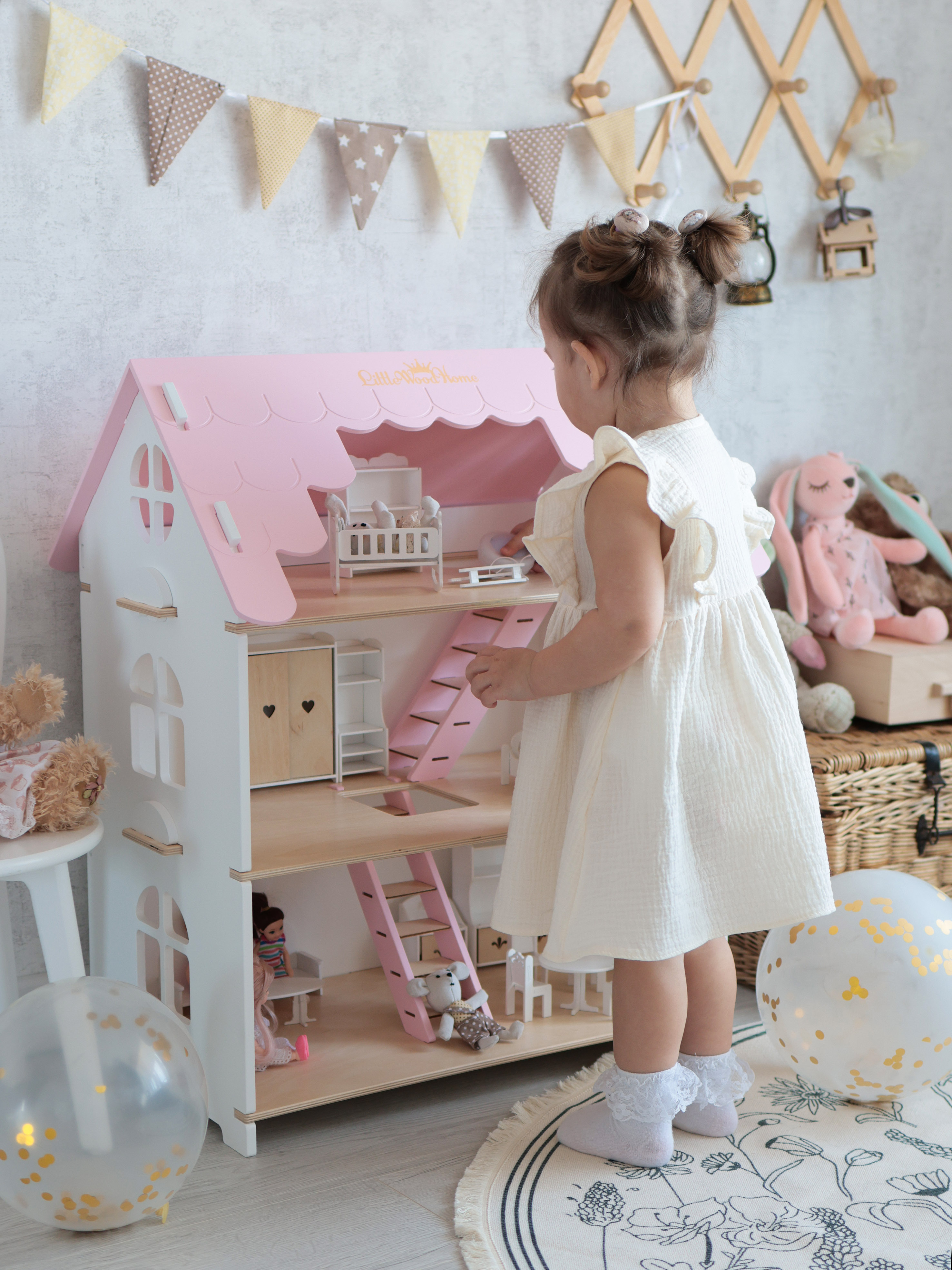 Игровой домик LittleWoodHome Большой домик 8511 - фото 4