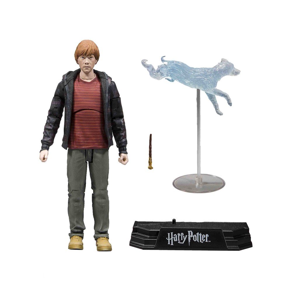 Фигурка McFarlane Toys подвижная Рон Уизли и Патронус Гарри Поттер - фото 6