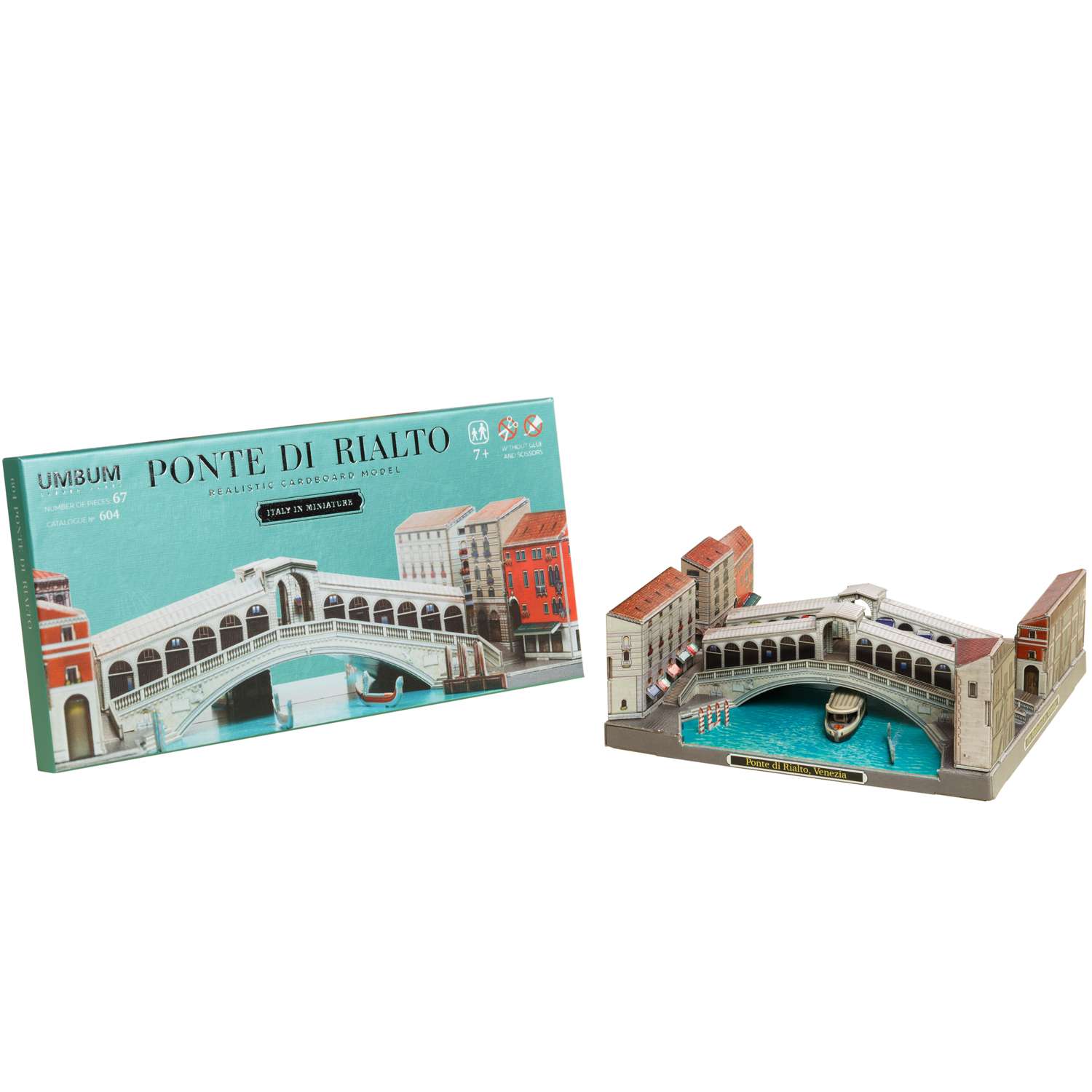 Сборная модель Умная бумага Города в миниатюре Мост Риальто 604 604 - фото 5