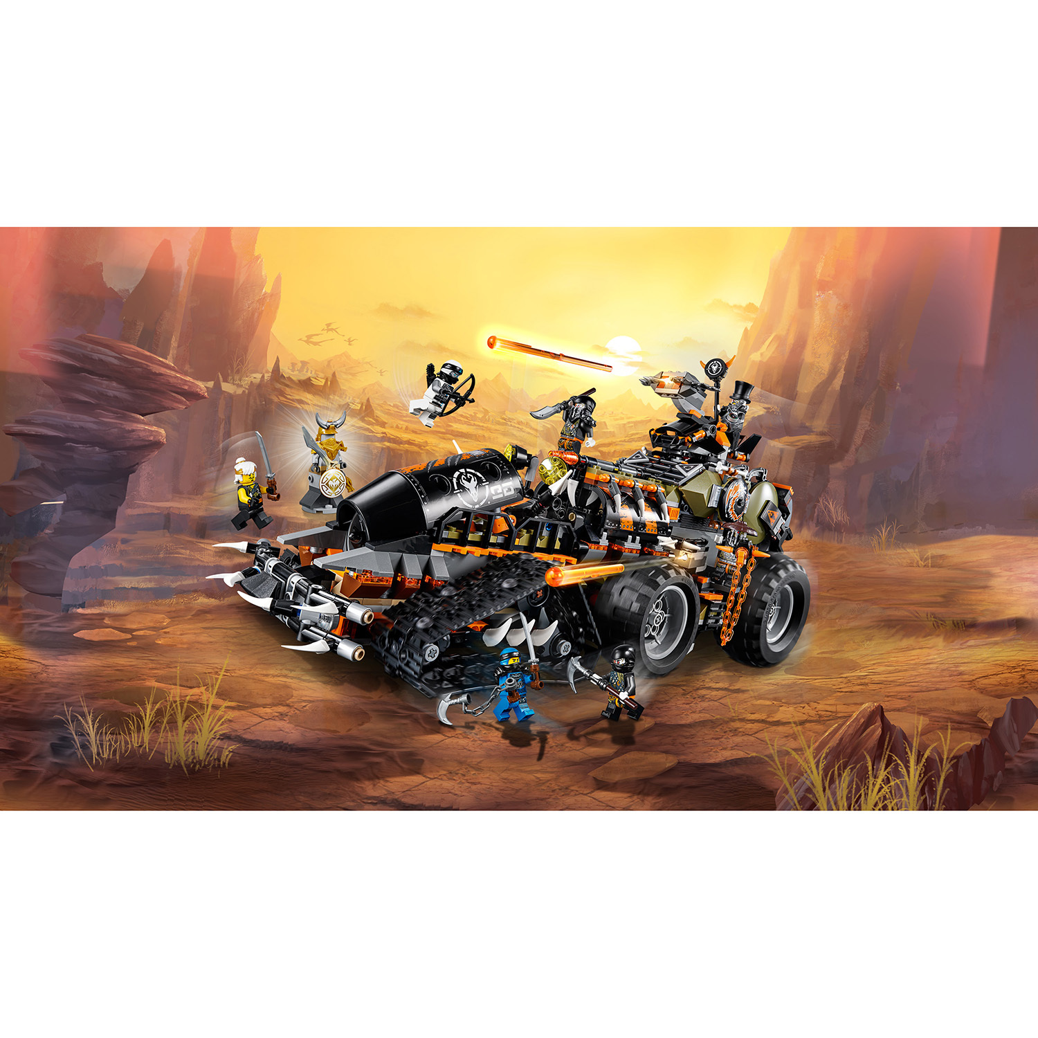 Конструктор LEGO Ninjago Стремительный странник 70654 - фото 4