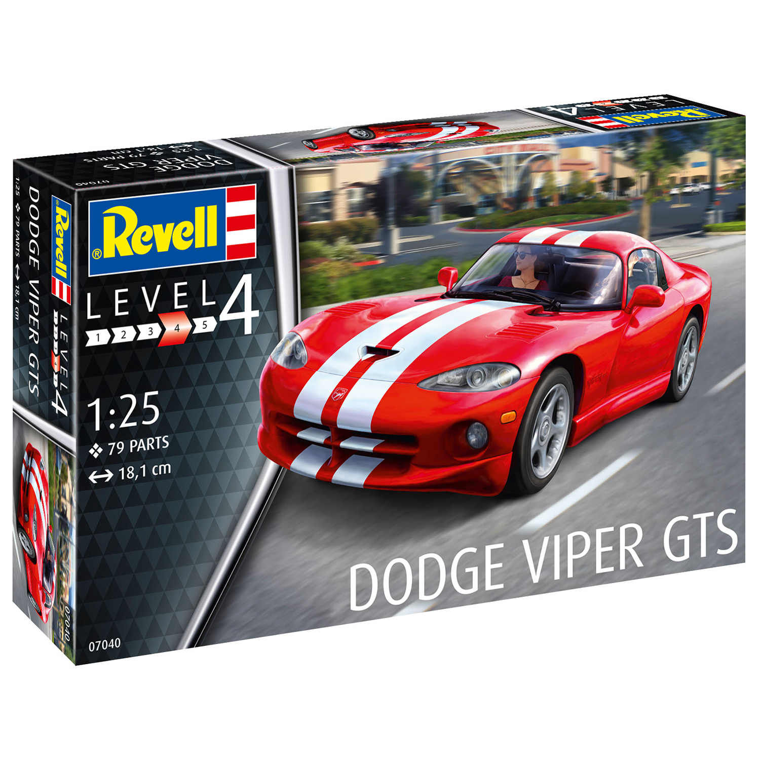 Сборная модель Revell Dodge Viper GTS 07040 - фото 4