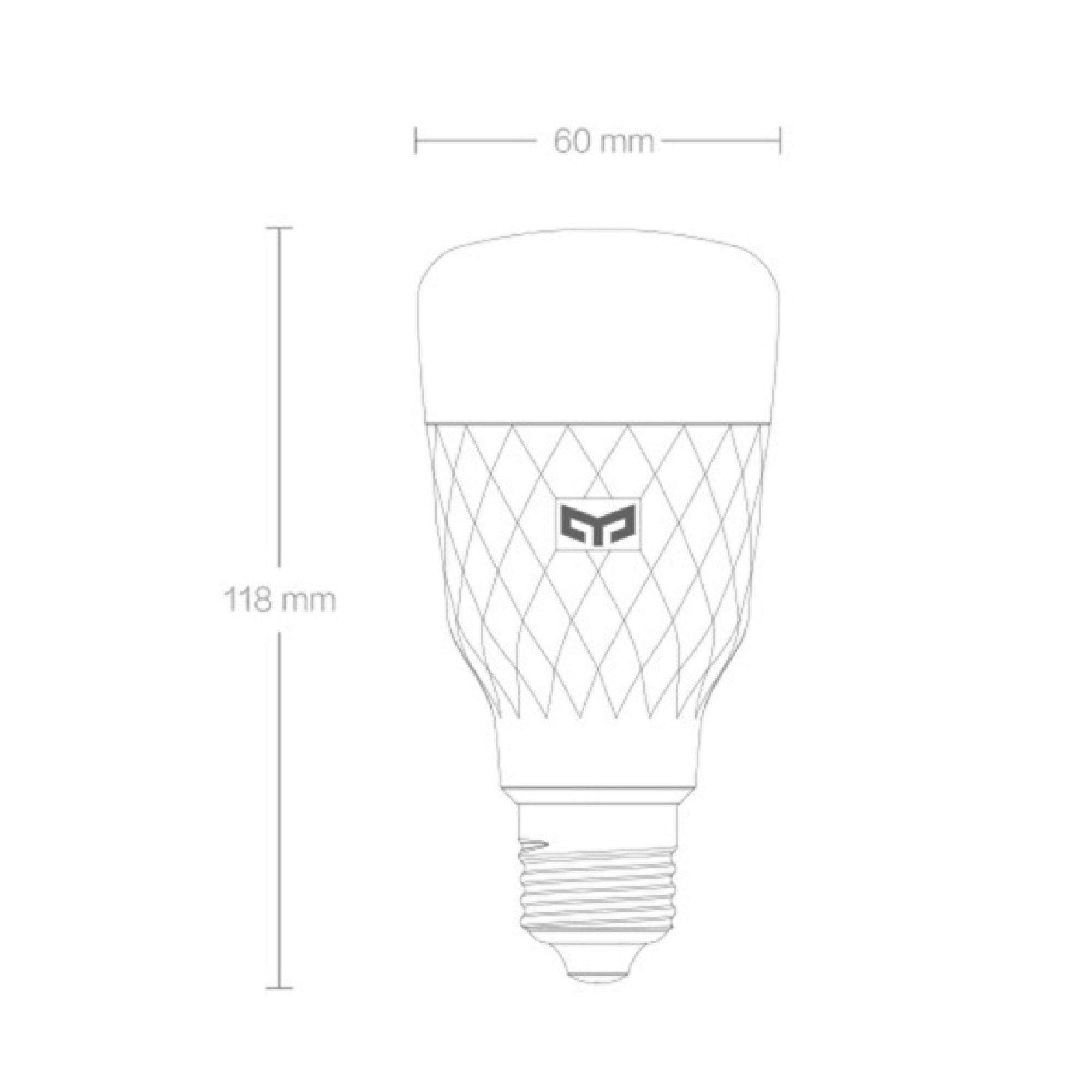 Умная лампочка E27 Yeelight Smart LED Bulb W3 - фото 8