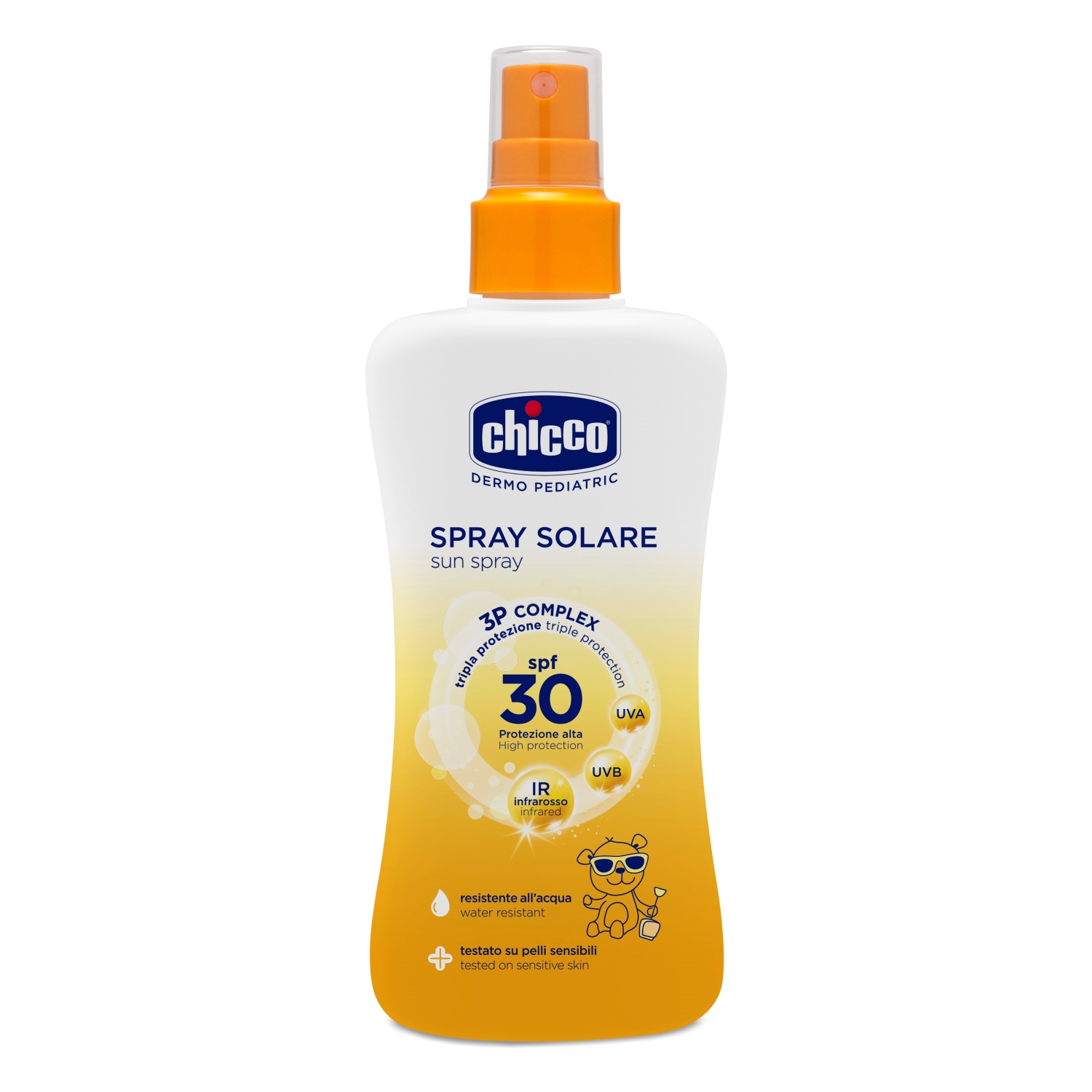 Спрей CHICCO солнцезащитный SPF30 150мл 00009160000000 - фото 1