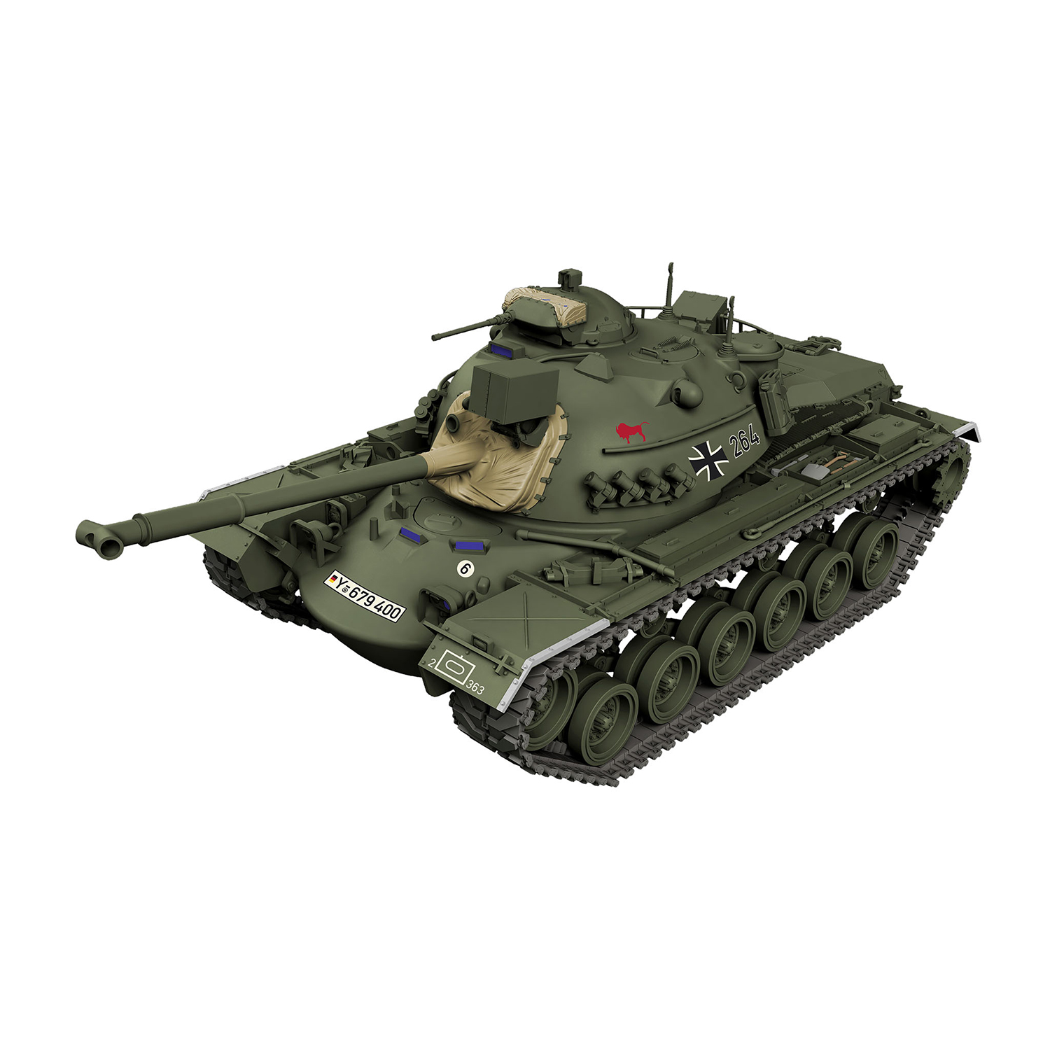 Сборная модель Revell Танк M48 A2CG 03287 - фото 1