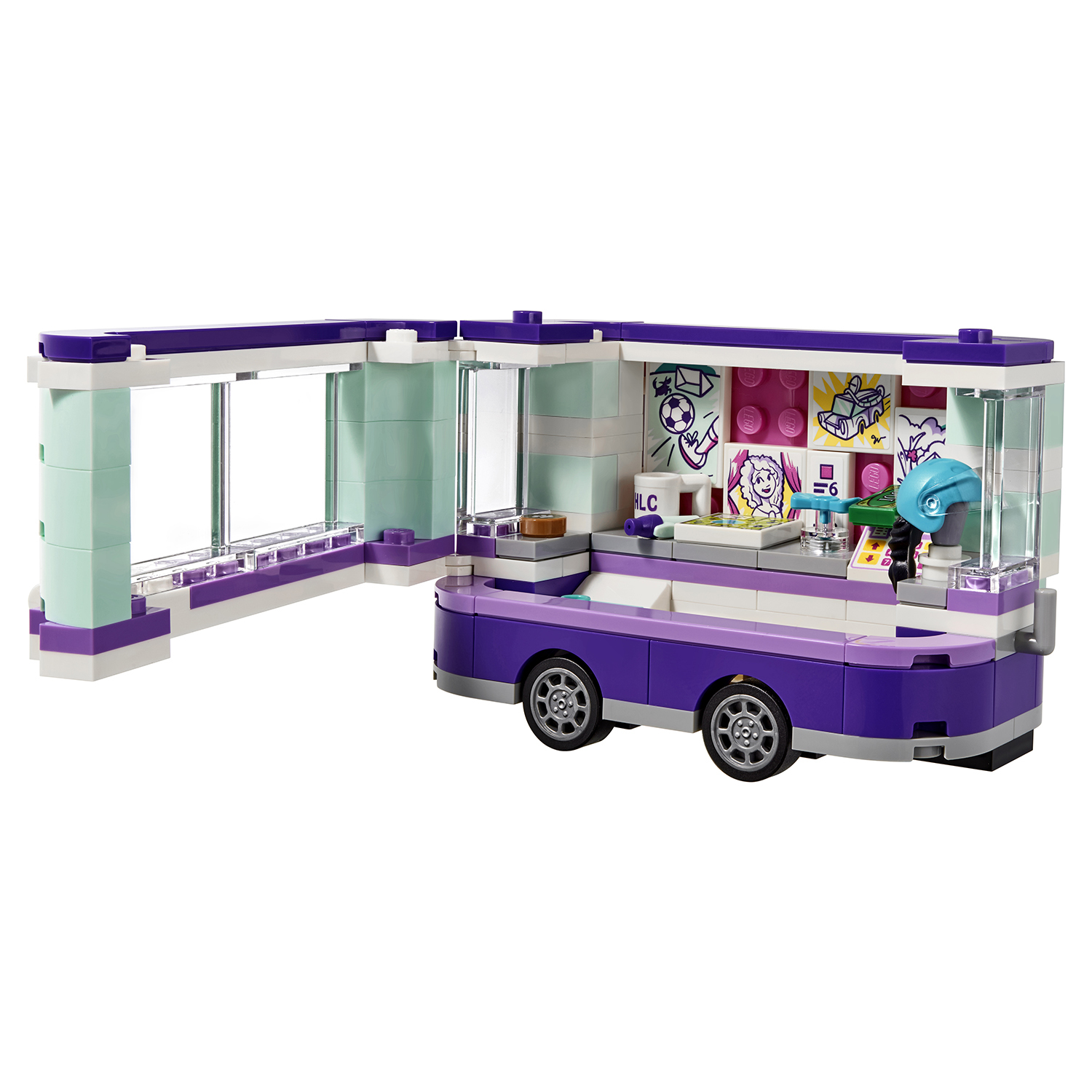 Конструктор LEGO Передвижная творческая мастерская Эммы LEGO Friends 41332  купить по цене 999 ₽ в интернет-магазине Детский мир