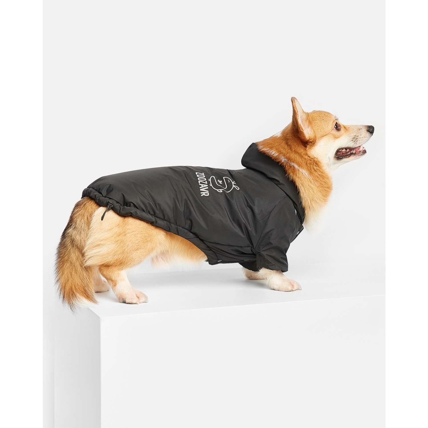 Куртка для собак Зоозавр чёрная 55 - фото 1