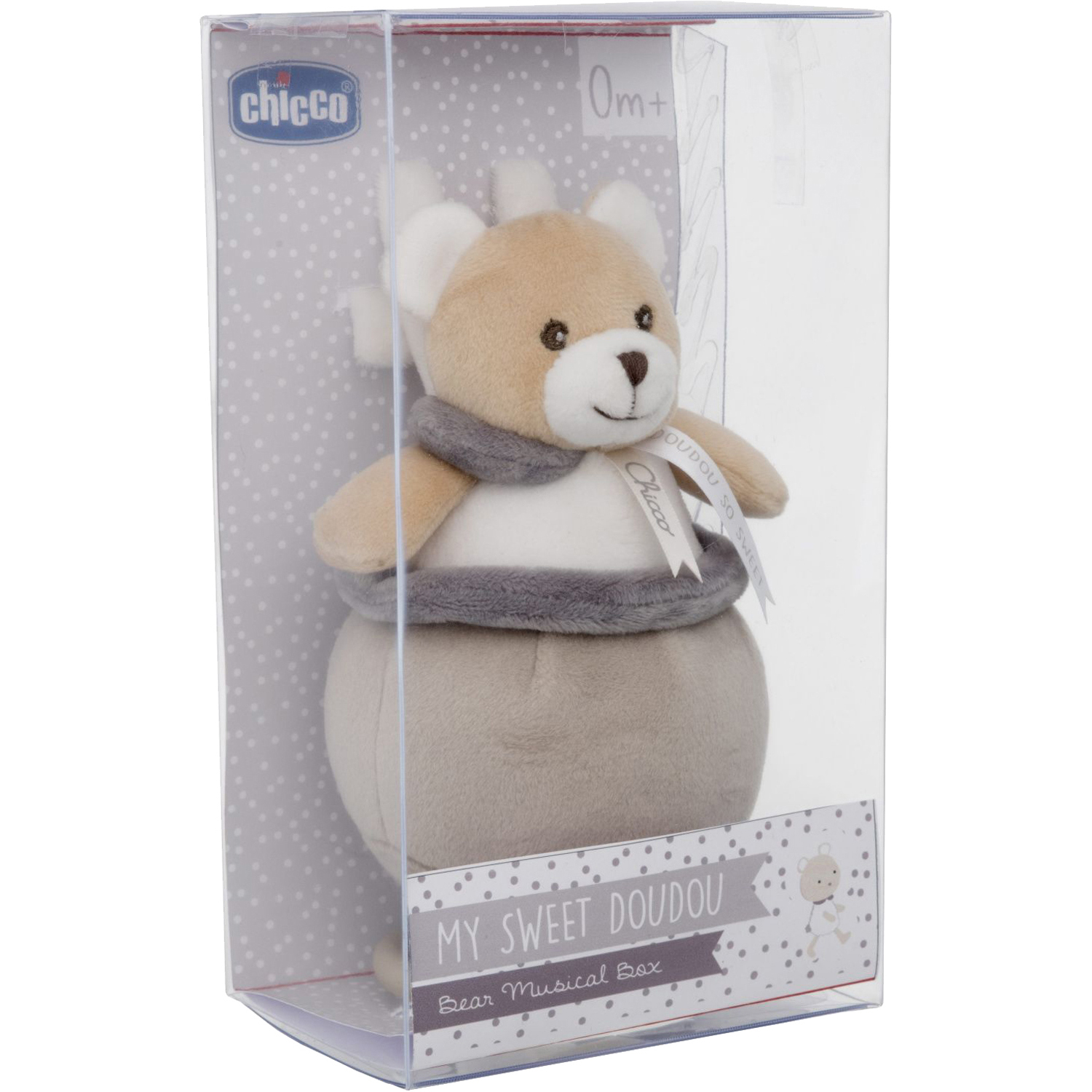 Подвеска Chicco мягкая музыкальная Медвежонок Doudou 00009618000000 - фото 2