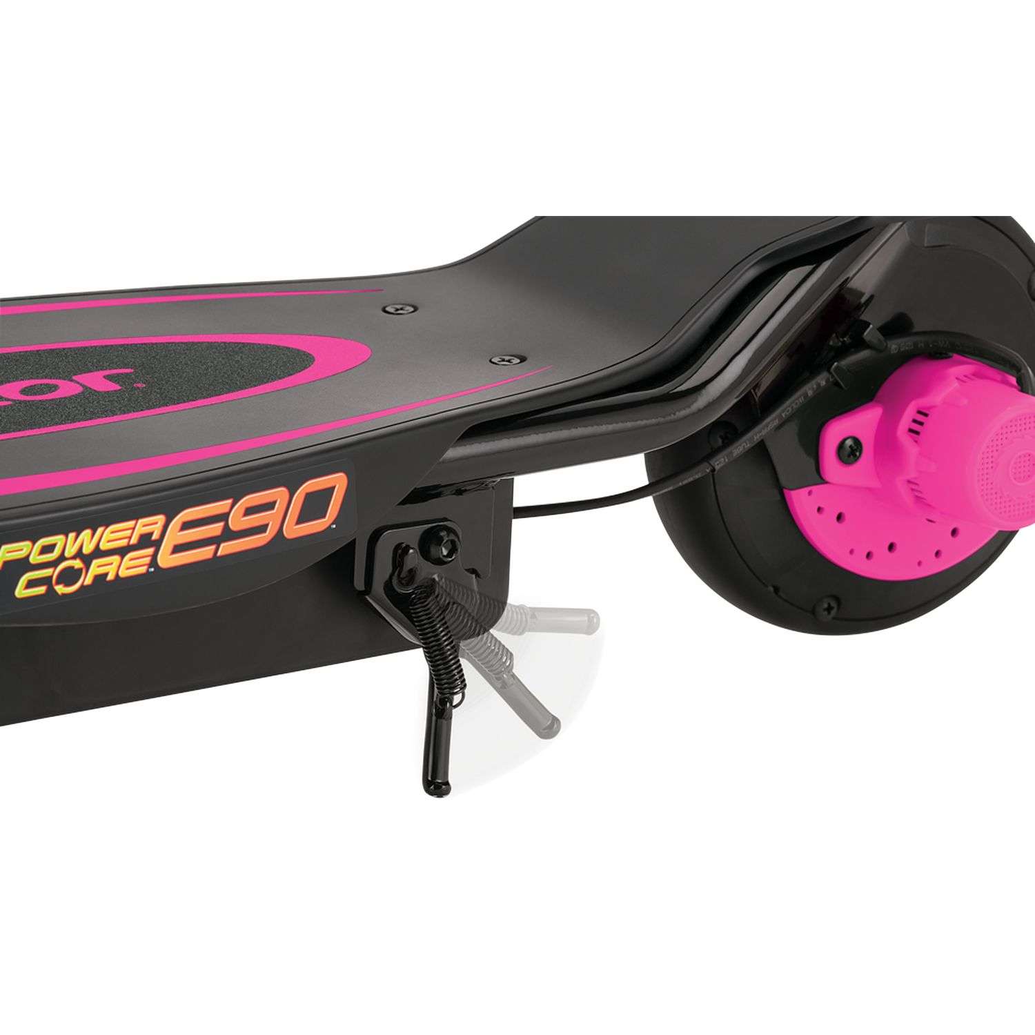 Электросамокат для детей RAZOR Power Core E90 розовый детский электрический с запасом хода до 90 минут - фото 6