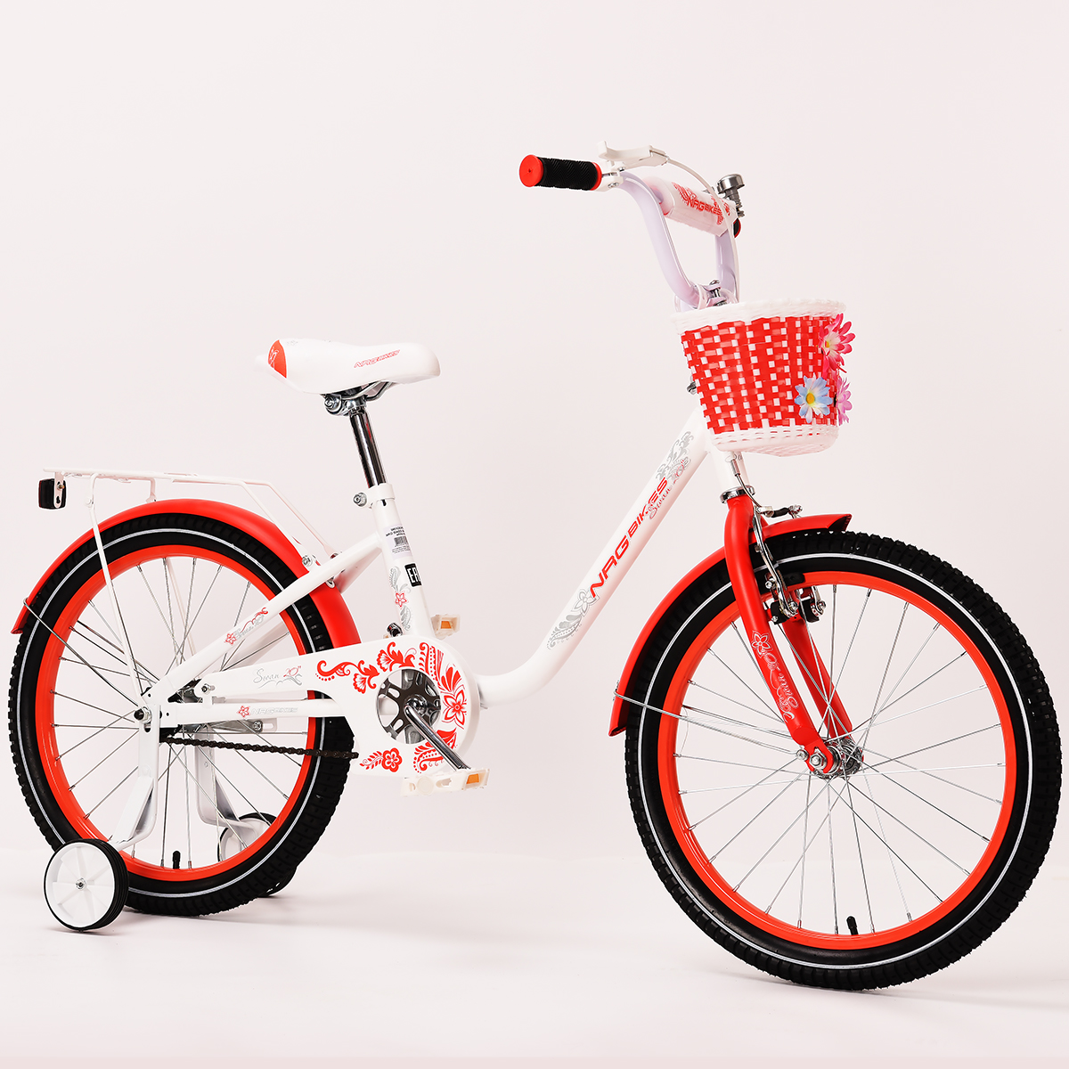 Велосипед NRG BIKES SWAN 20 white-red - фото 1