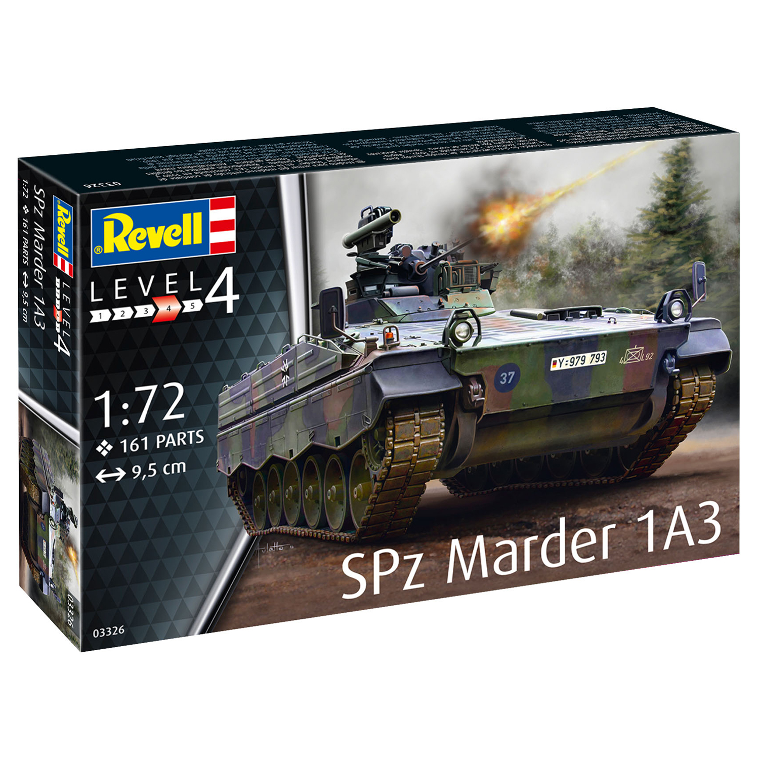 Сборная модель Revell Германская боевая машина пехоты SPz Marder 1A3 Куница 03326 - фото 4