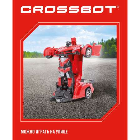 Машина на пульте управления CROSSBOT трансформер Astrobot Осирис. Красный