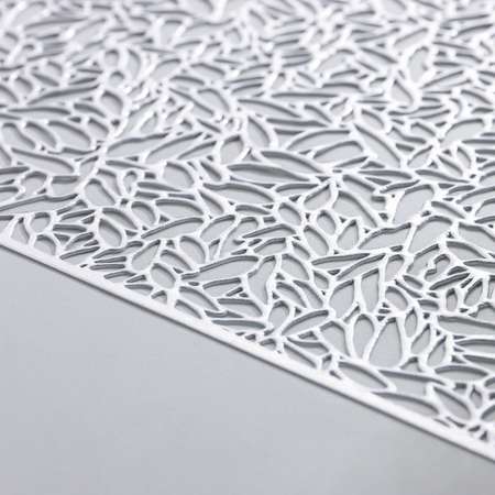 Дорожка Доляна на стол «Манифик» 30×150 см цвет серебряный