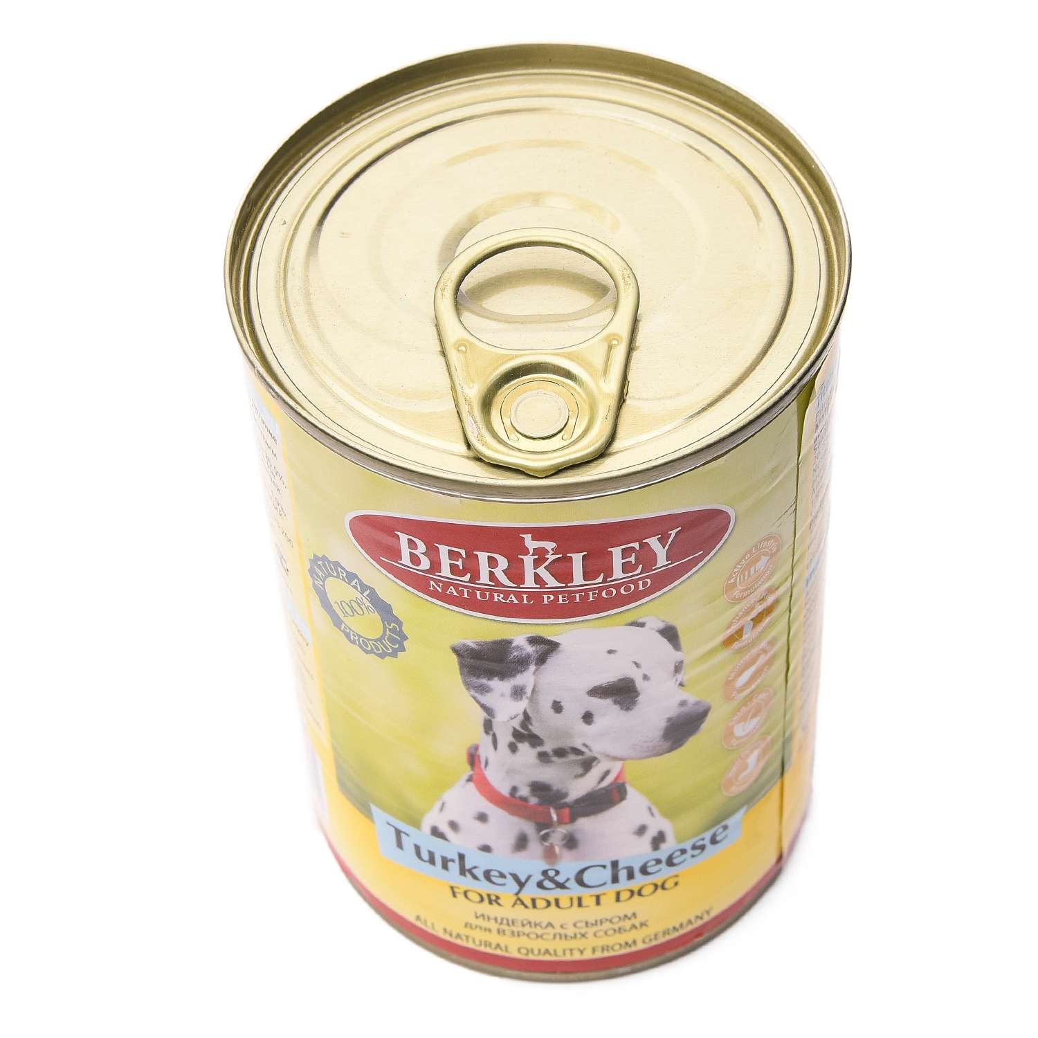 Корм для собак Berkley 400г индейка с сыром консервированный - фото 3