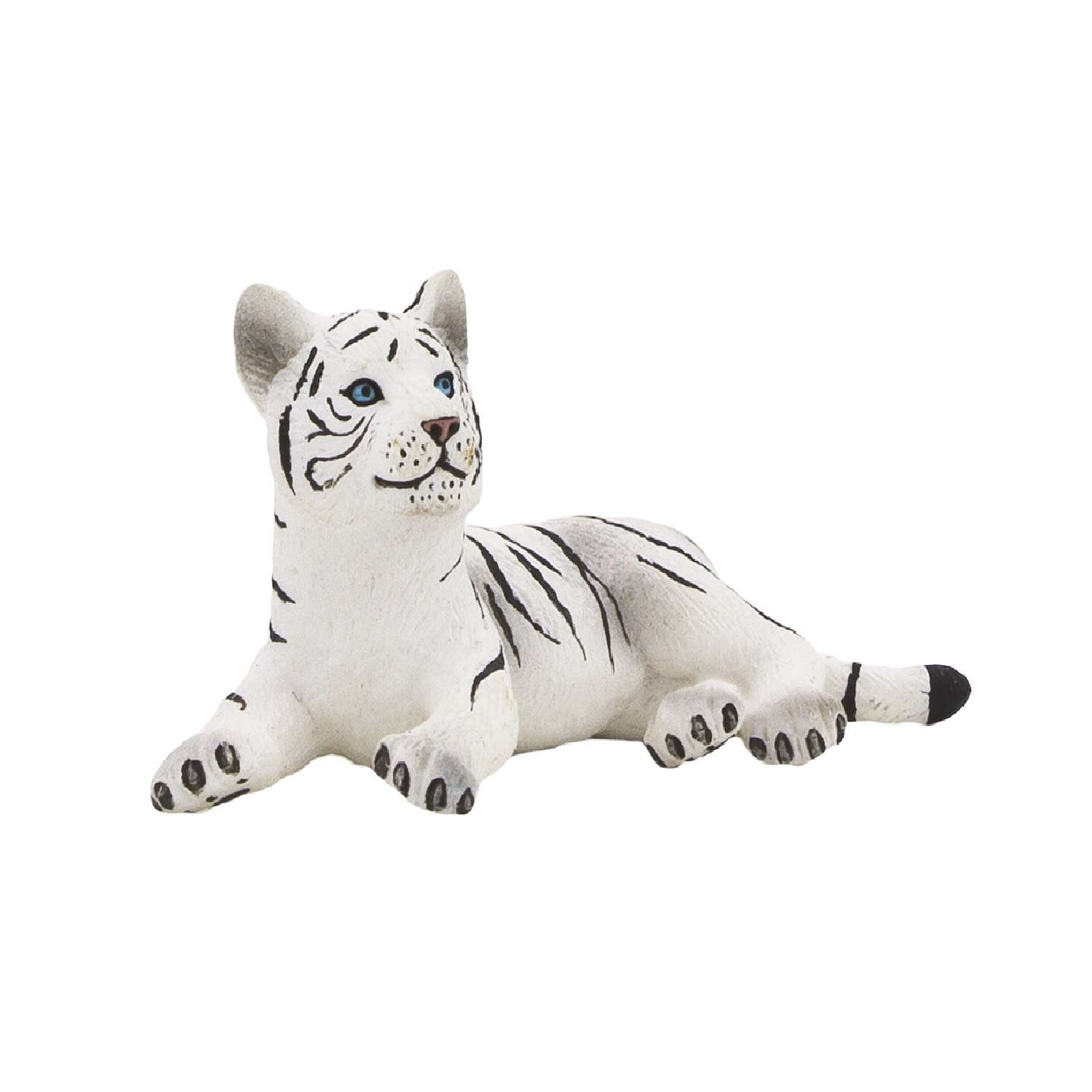 Фигурка MOJO Animal Planet белый тигрёнок лежащий - фото 1