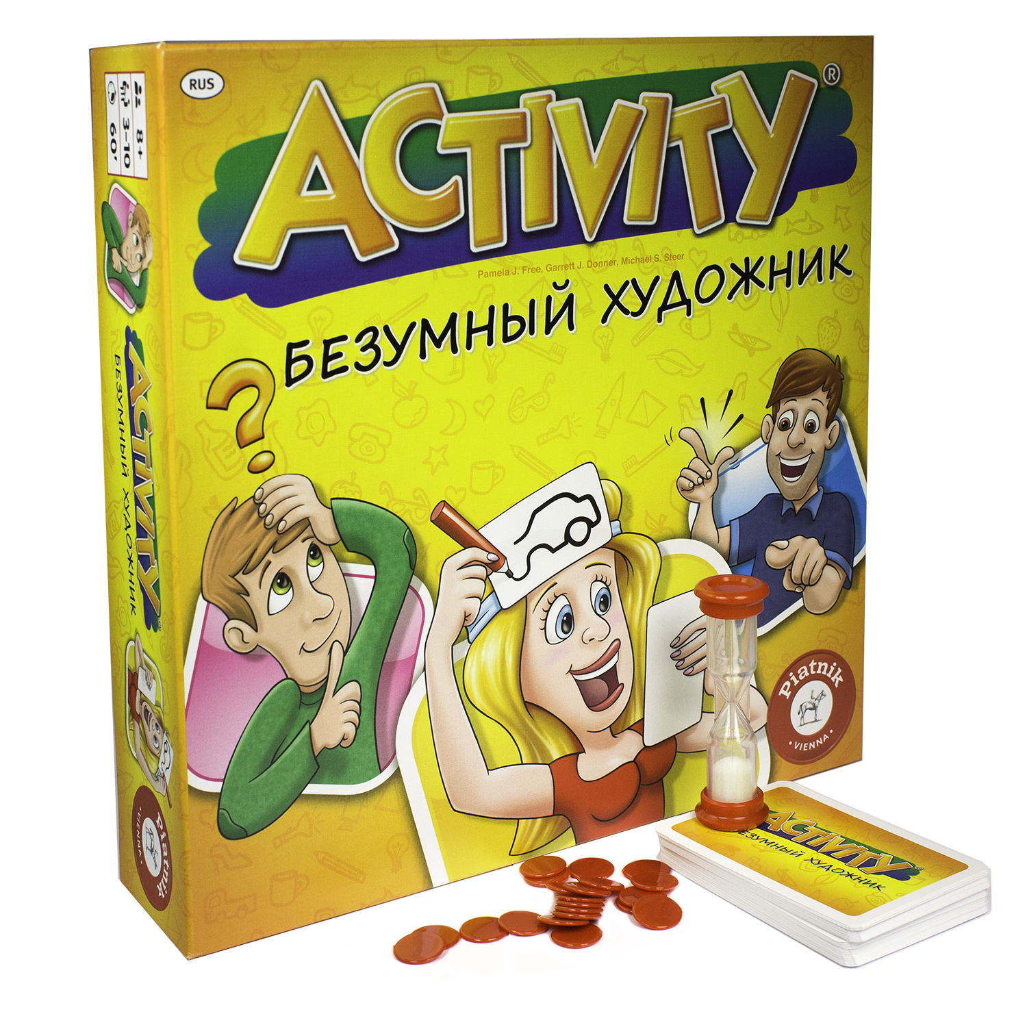 Настольная игра Piatnik Activity(Активити) Безумный художник купить по цене  229 ₽ в интернет-магазине Детский мир