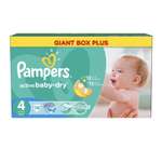 Подгузники Pampers Active Baby-Dry Малая Мега 7-14кг 116шт