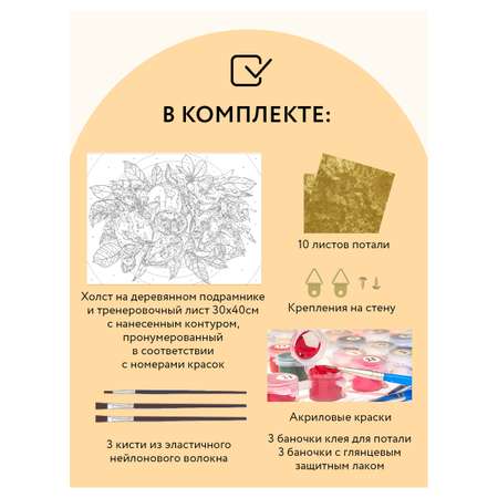 Картина по номерам на холсте ТРИ СОВЫ Лимоны