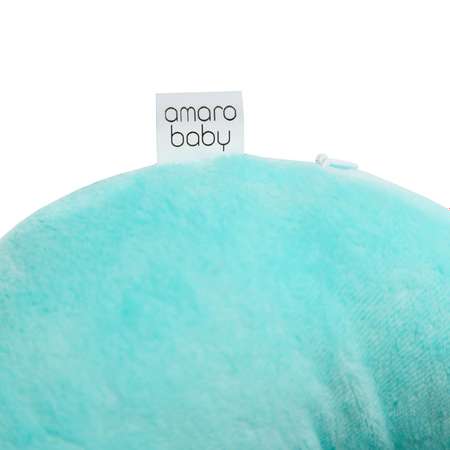 Подушка для шеи Amarobaby Soft Bagel Голубой