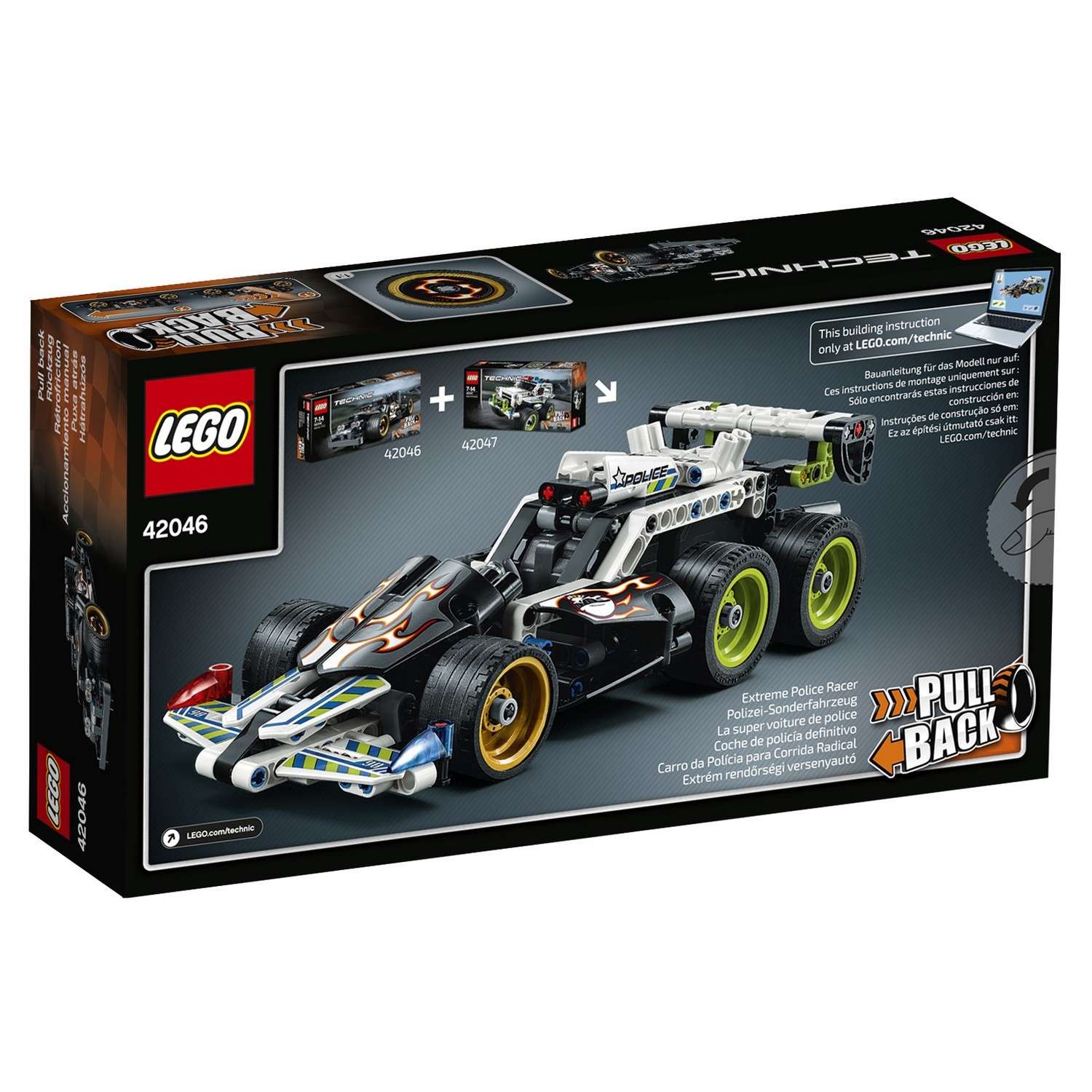 Конструктор LEGO Technic Гоночный автомобиль для побега (42046) - фото 3