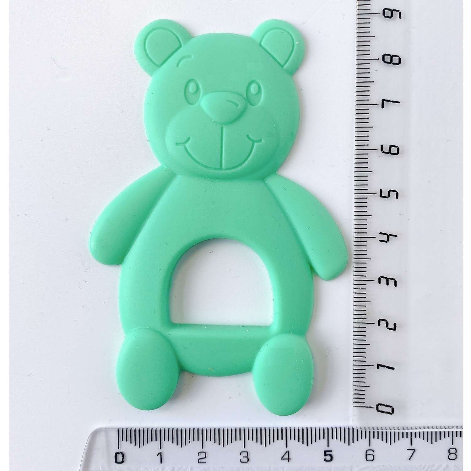 Прорезыватель Uviton силиконовый Bear зеленый - фото 5