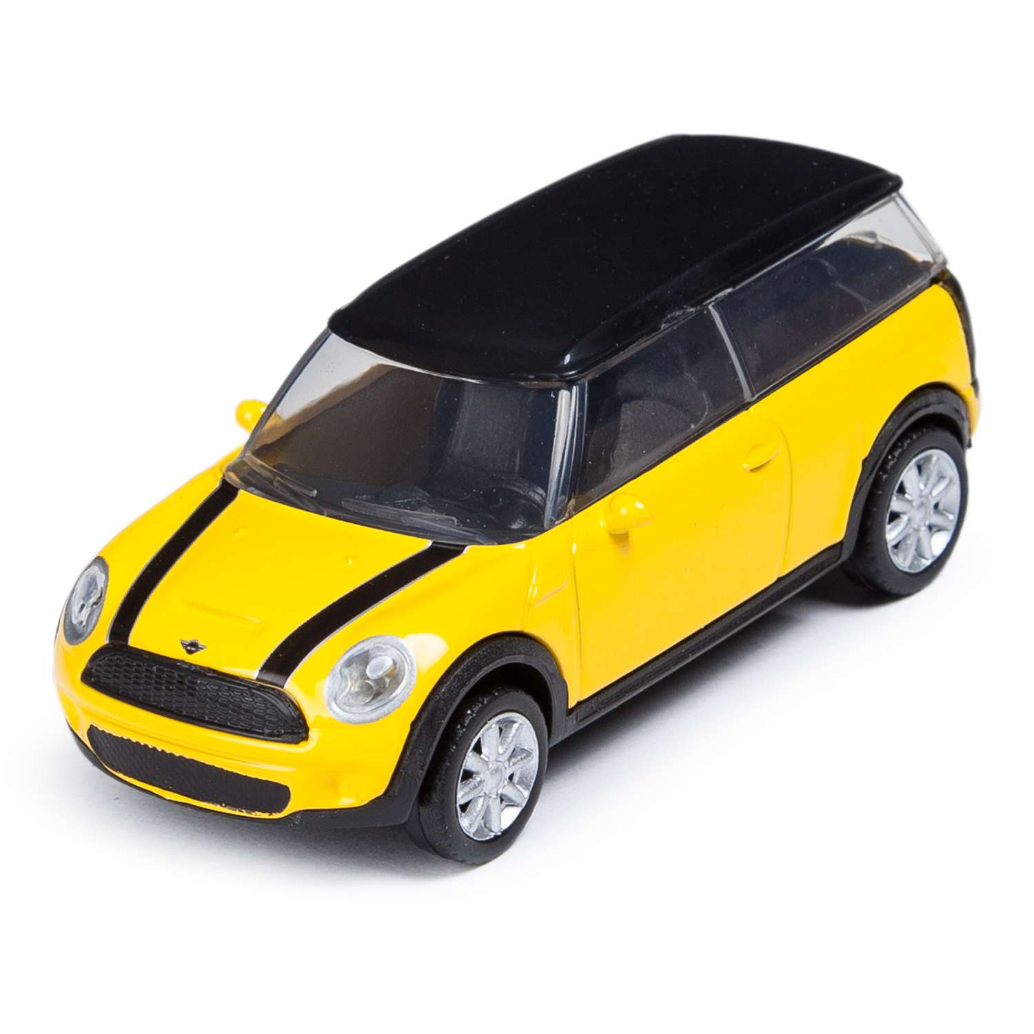 Автомобиль Rastar Mini Clubman 1:43 желтый 37300 - фото 1