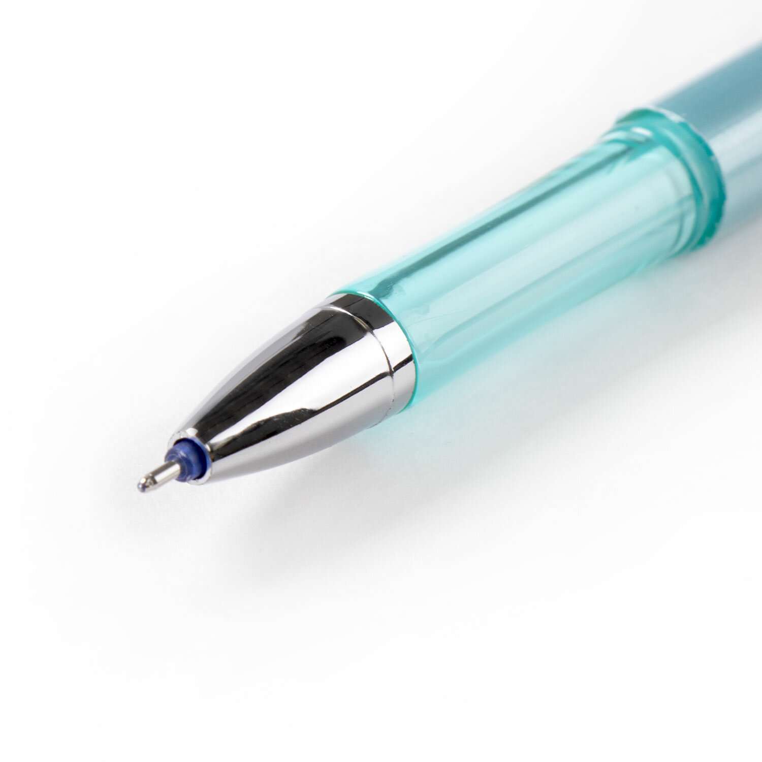 Ручки гелевые Staff пиши-стирай College набор 2 шт синие и 4 стержня - фото 7