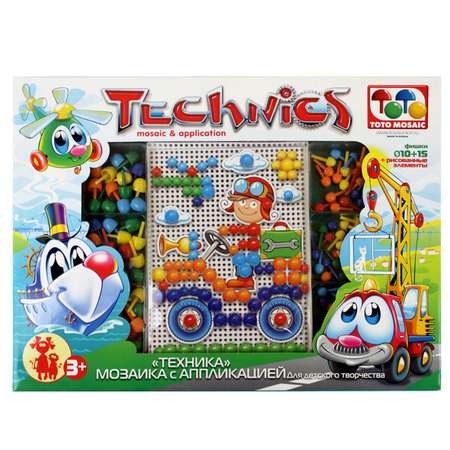 Мозаика с аппликацией Toys Union Техника