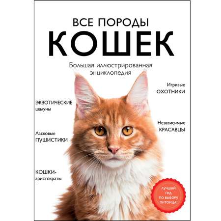 Книга Эксмо Все породы кошек. Большая иллюстрированная энциклопедия