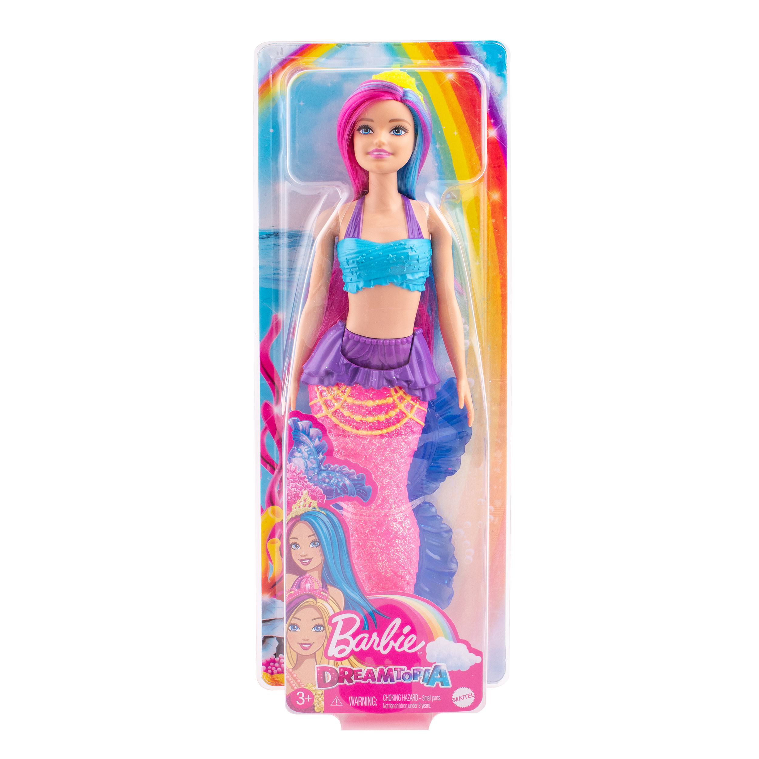 Кукла Mattel Barbie Русалочка розовый хвост GJK07(GJK08) - фото 1