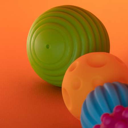 Развивающая игрушка для ванны Little Hero сенсорные мячики 6 шт