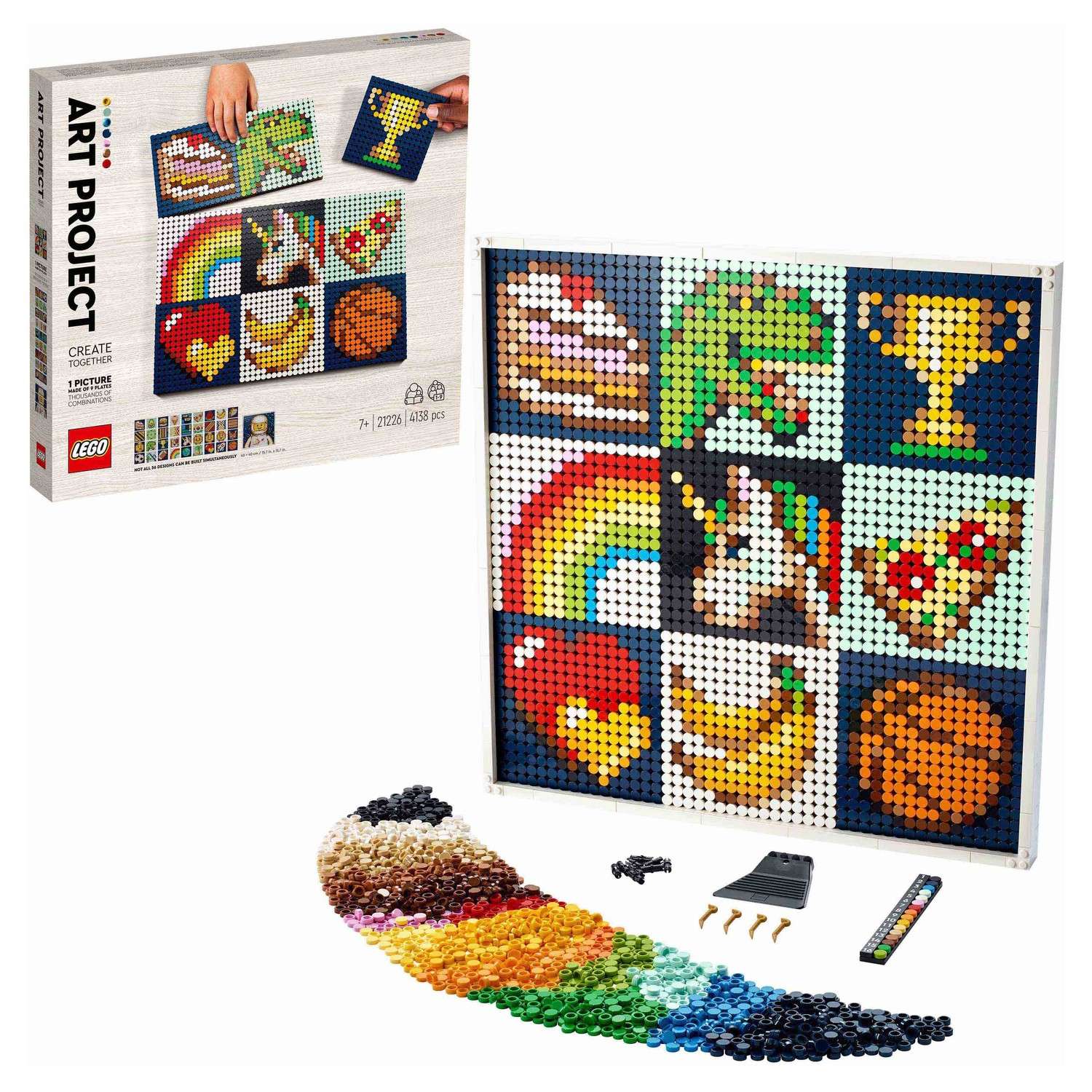 Конструктор LEGO Art Творческий проект Создаем вместе 21226 - фото 1