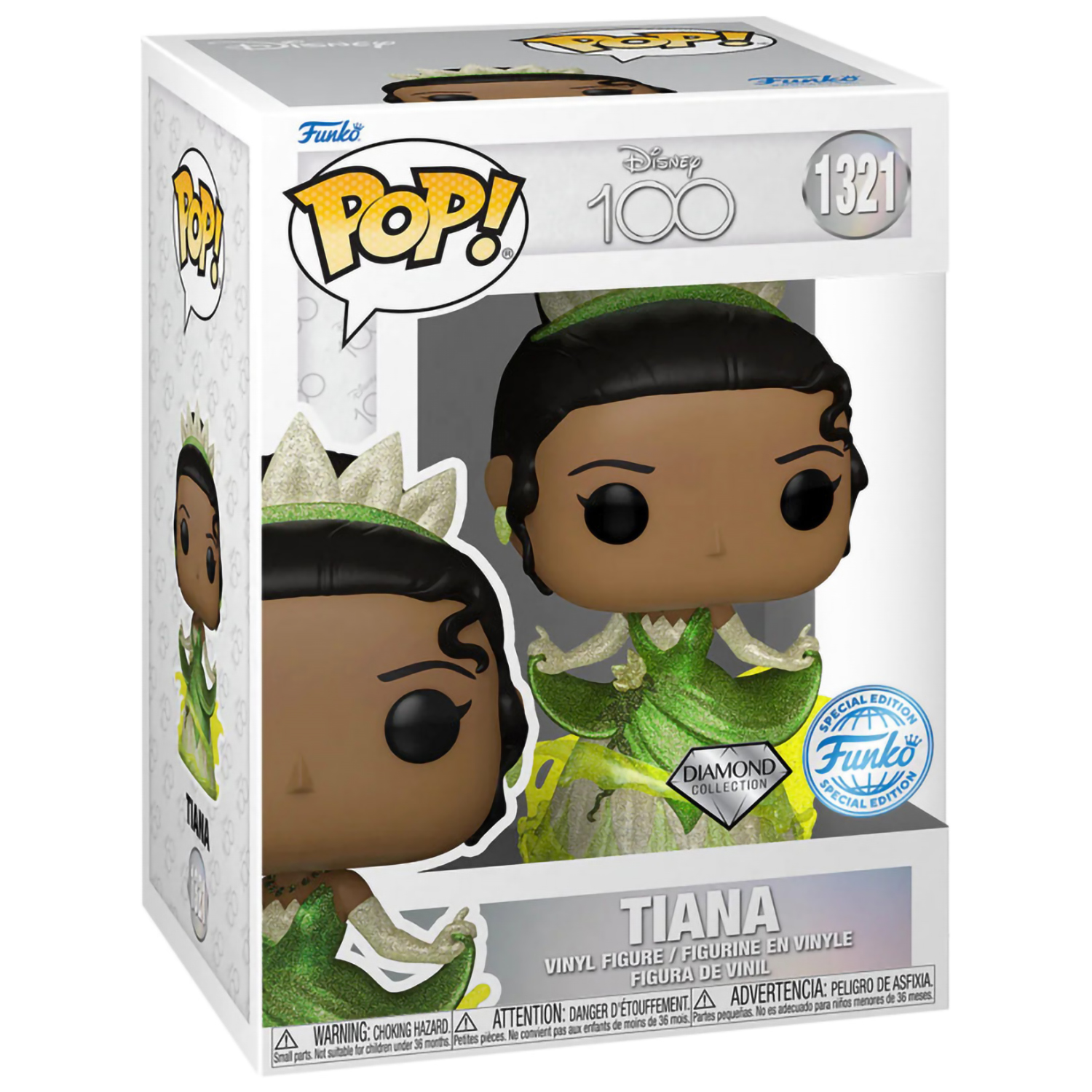 Фигурка Funko POP! Disney D100 Tiana (DGLT) (Exc) (1321) 70081 - фото 2